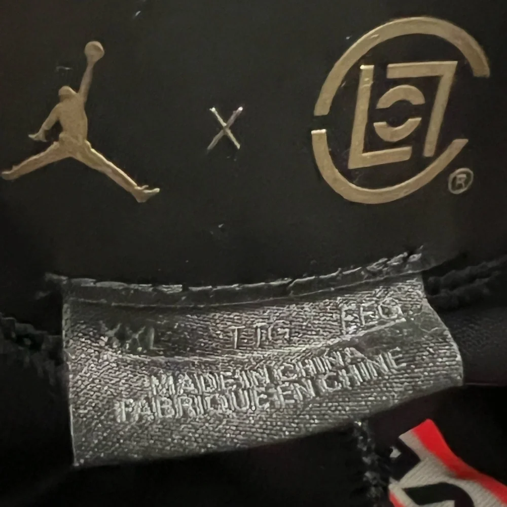 Nike Air Jordan x Clot‎ Tearaway tricot black Track Pants Men’s XXL AR8403-010